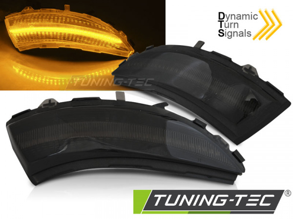 Upgrade LED Seitenspiegel Blinker für Renault Clio IV 12-16 Schwarz dynamisch